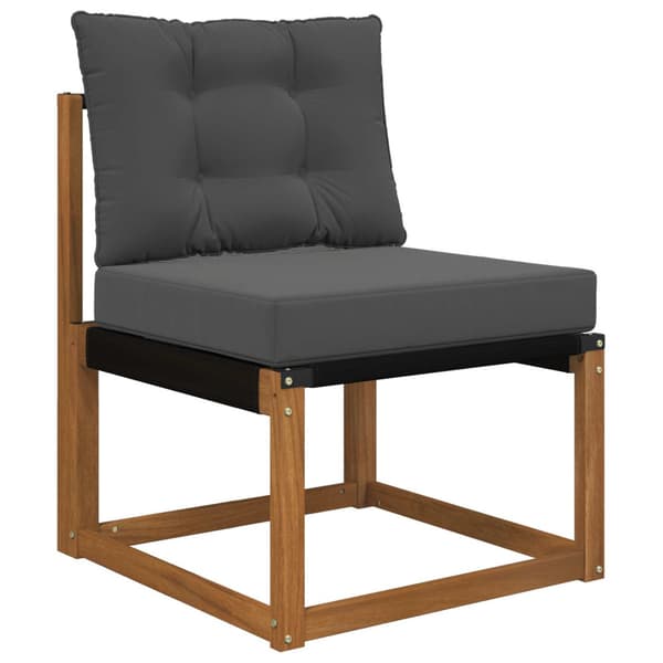 Utomhus Soffa Kudde Polyester Antracit 60 x 50,5 cm