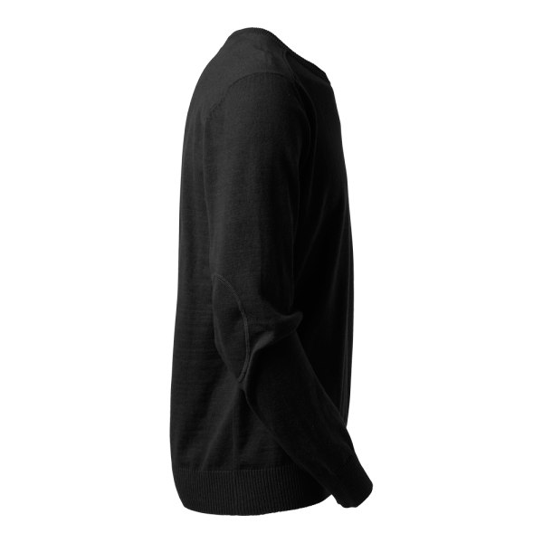 Fitzroy Round Neck Pullover Black Male