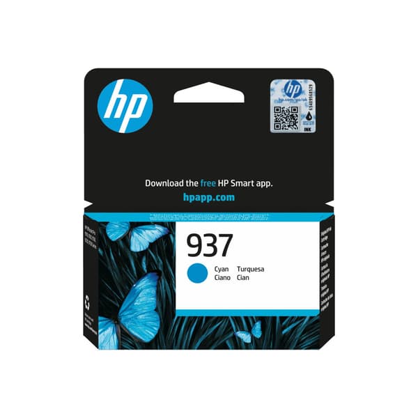 HP 937 - cyan - original - bläckpatron