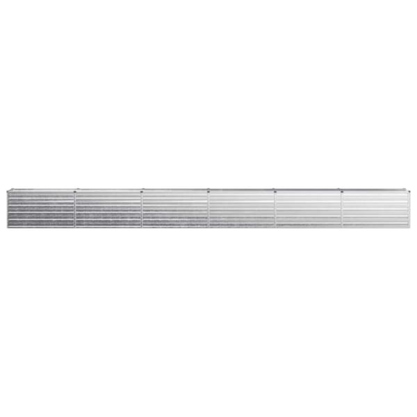Höjd Trädgårdsbädd Silver 600 x 40 x 55 cm galvaniserad