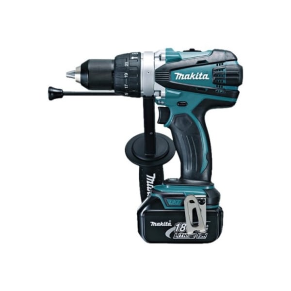 Makita DHP458RTJ - borr/drivare - sladdlös - 2 hastigheter - 2 batterier