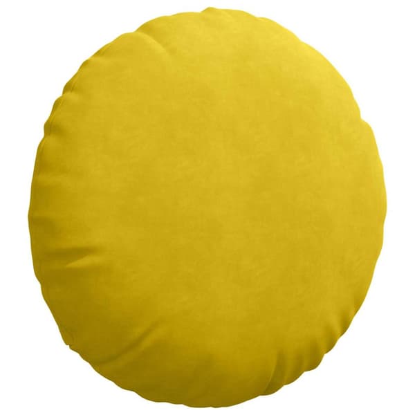 Sittkuddar 2 pcs Gul Ø 80 x 29 cm Sammet