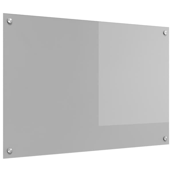 Köksskydd Ljusgrå 90 x 60 cm härdat glas