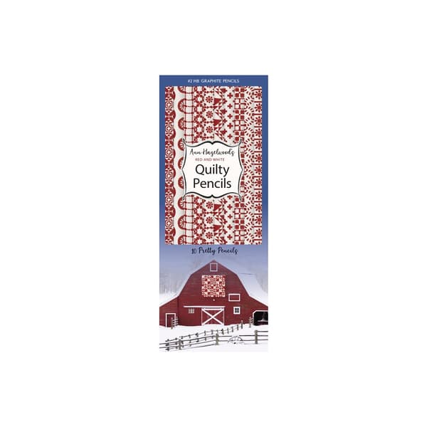 Ann Hazelwood’s Red  White Quilty Pencils