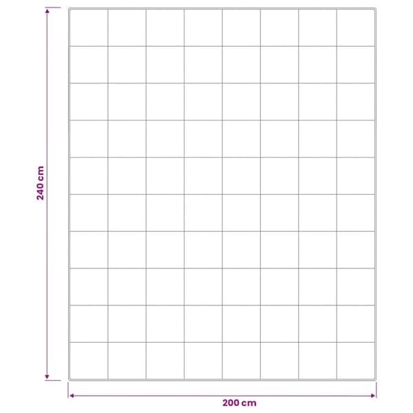 Täcke och kudde set 3 st 200x240 cm 4 årstider 220 GSM Ull Vit