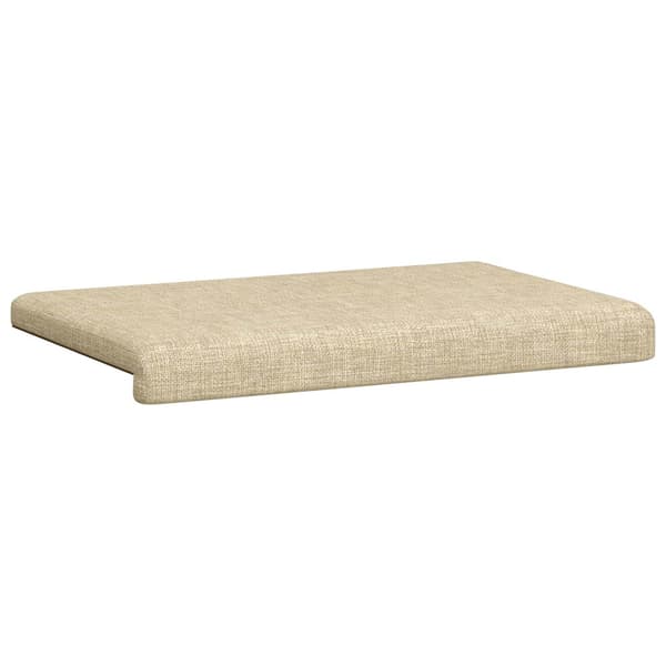 Bänk kudde Tyg Gräddvit Djup 35 cm