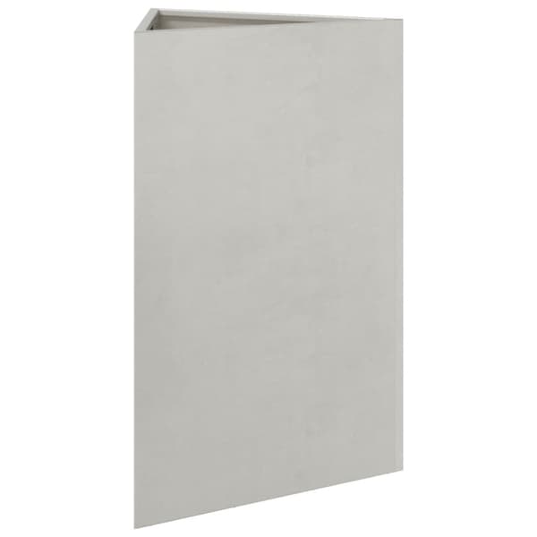 Odlingslådor 2 st triangulär 50x43x75 cm rostfritt stål