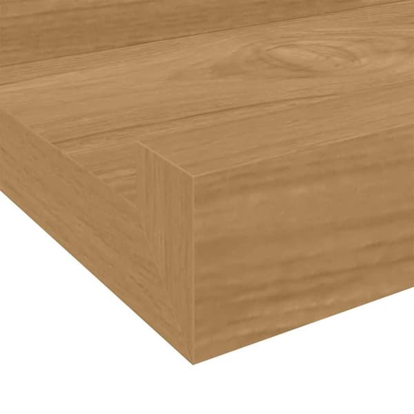 Vägg hylla Väggmonterat 4 st Brun 100 x 9 x 3 cm