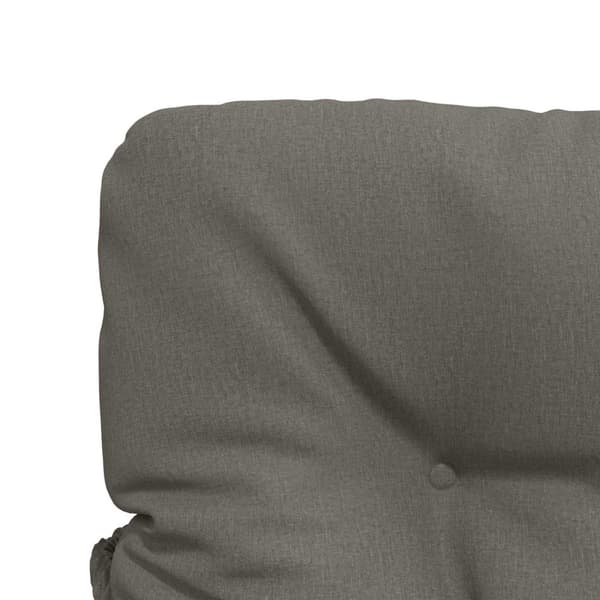 2-delade Höga Ryggstolsdynor VIANEN 2 st 100% Polyester Grå