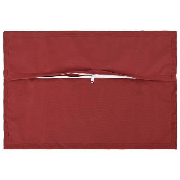 Kudde med kudde HOUTEN 2 st Vinröd Polyester