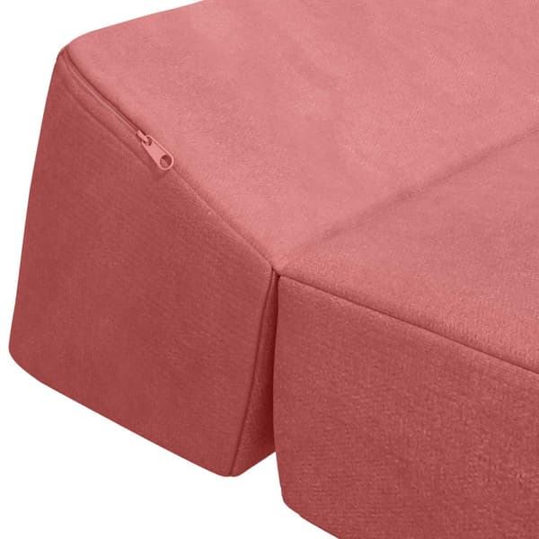 Fällbar Soffbed Rosa 60 x 70 x 41 cm Tyg
