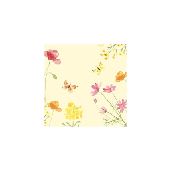 Servett Poppy D-soft 40X40cm 60/fp