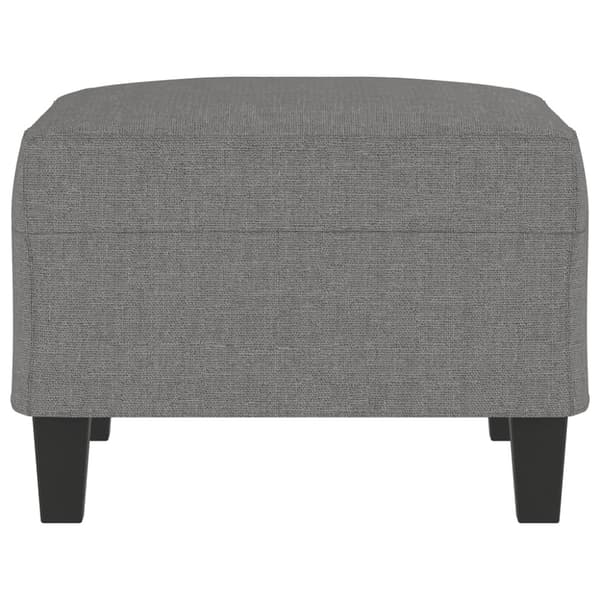 Fotpall mörkgrå 70x55x41 cm tyg