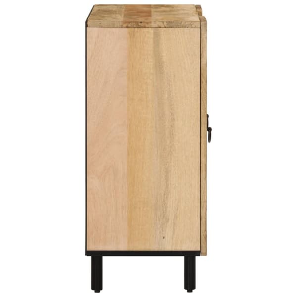 Sidoskåp 90x33x75 cm massivt mangoträ
