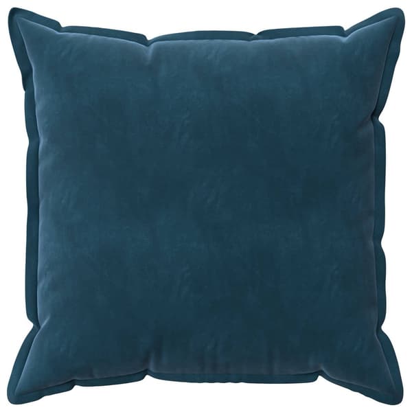 Kuddöverdrag 6 st HOUTEN Blå 70 x 70 cm Sammet