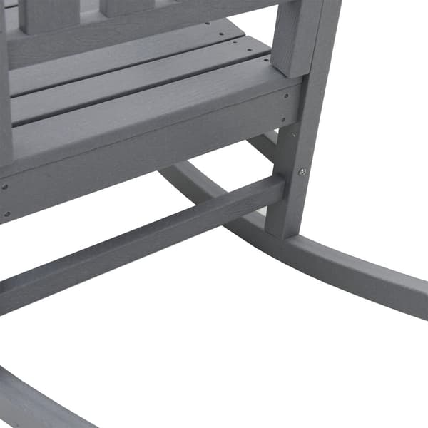 Gungstol 3 pcs Ljusgrå polyeten