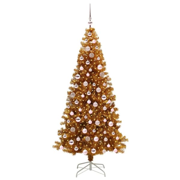 Julgran Guld 210 cm PET