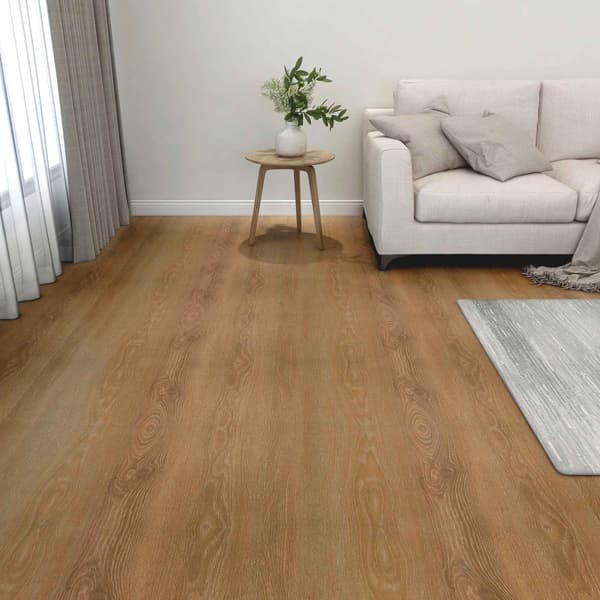 Golvplankor 55 pcs Brun 5,11 m² PVC