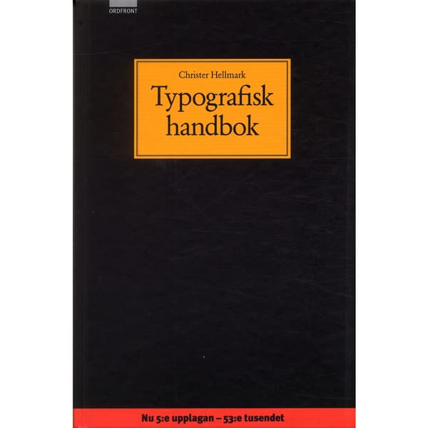 Typografisk handbok (inbunden)