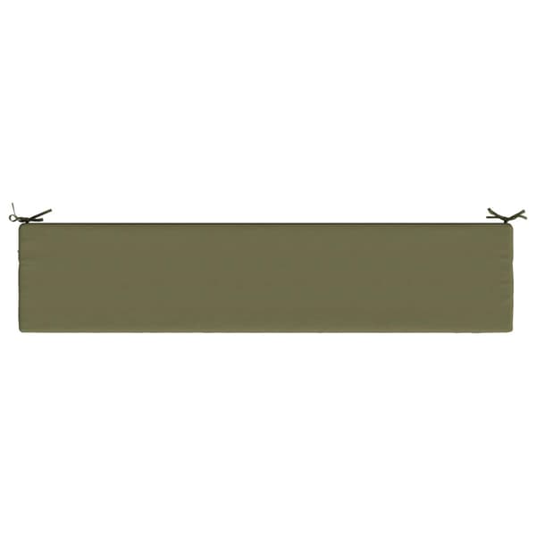 Bänk kudde SOEST 100% Polyester Olivgrön 200 x 40 x 8 cm