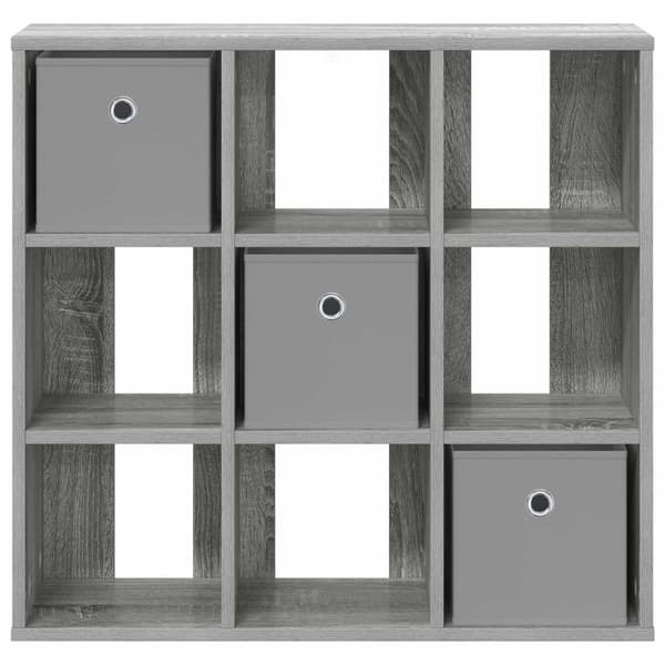 Sideboard med låda Grå Sonoma 73,5 x 24 x 69,5 cm