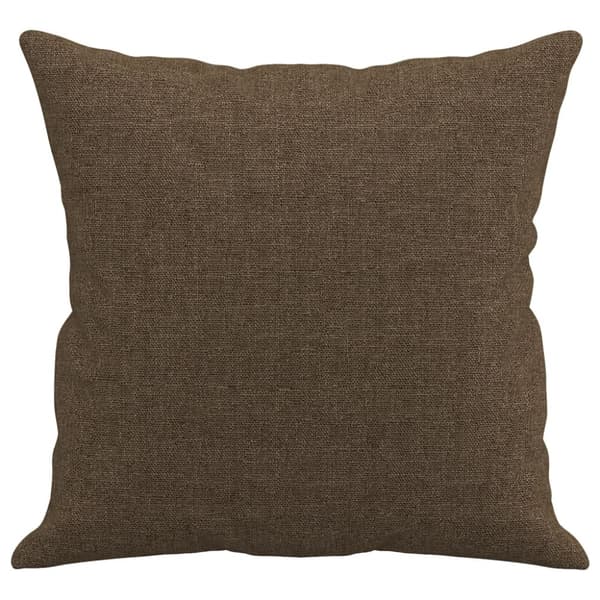 Prydnadskuddar 2 st brun 40x40 cm tyg