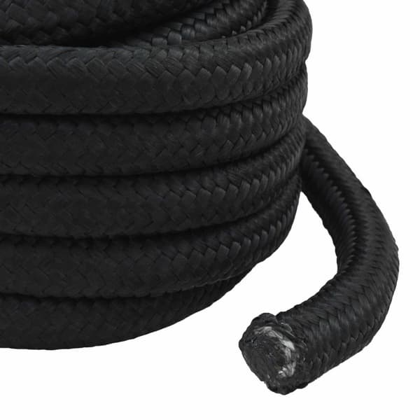 Båtsnöre 10 m 4 Svart PP