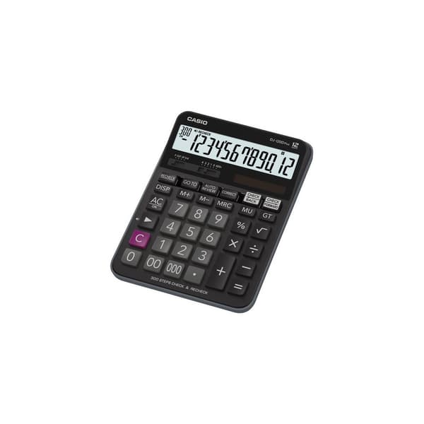 Bordsräknare CASIO DJ-120D Plus svart