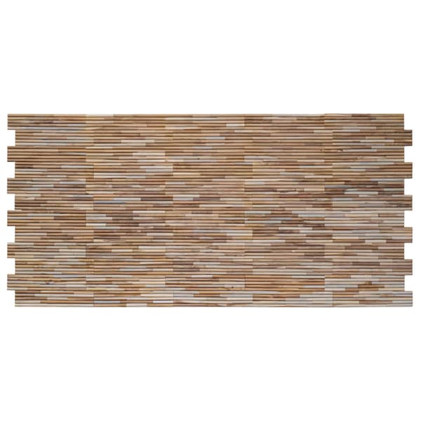 Väggpanel 10 st Naturlig 55 x 20 x 2 cm