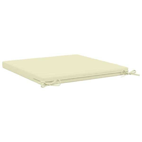1-delad Sittdyna SOEST 100% Polyester Gräddvit 80 x 80 x 5 cm