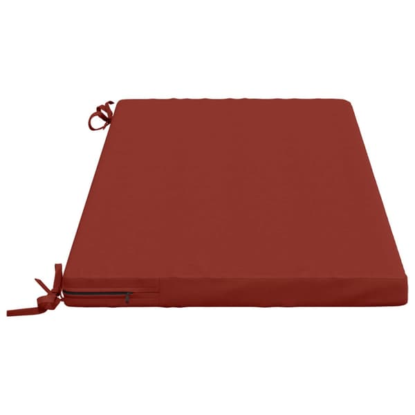 Bänk kudde SOEST 100% Polyester Röd 110 x 50 x 5 cm