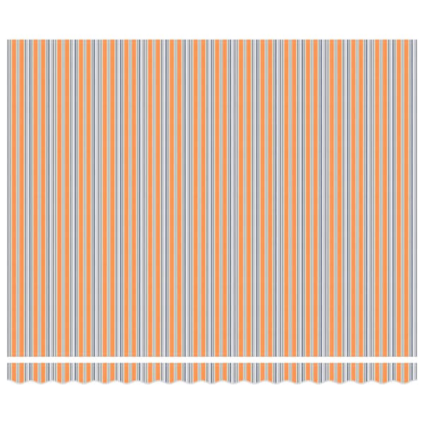 Utdragbar markis Flerfärgsdesign 400 × 300 cm