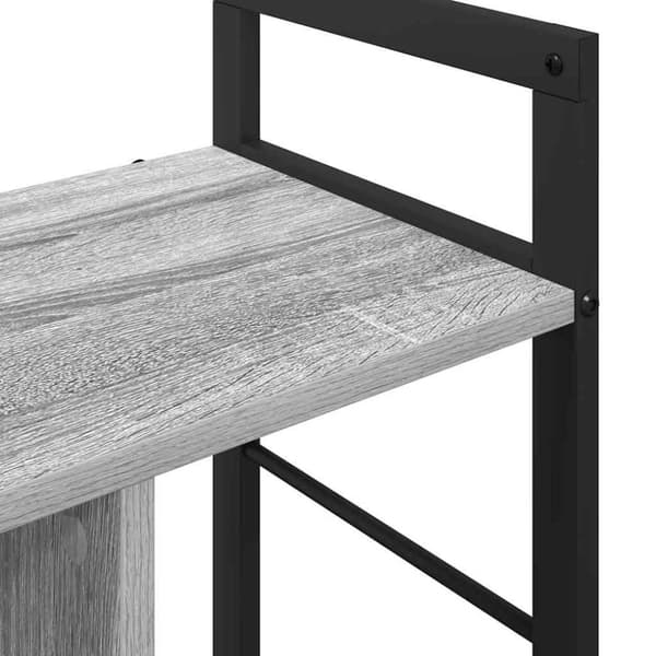 Hyllsystem Grå Sonoma 75 x 30 x 58,5 cm Konstruerat trä