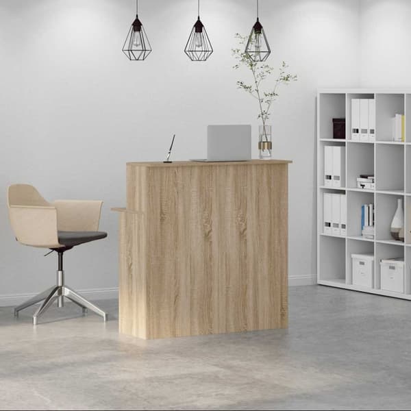 Receptionsdisk Sonoma Ek 100x50x103,5 cm konstruerat trä