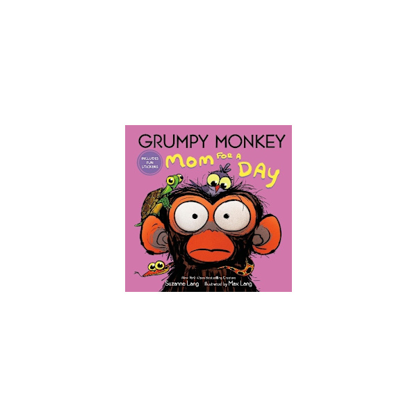 Grumpy Monkey Mom for a Day: Includes Fun Stickers (inbunden, eng)