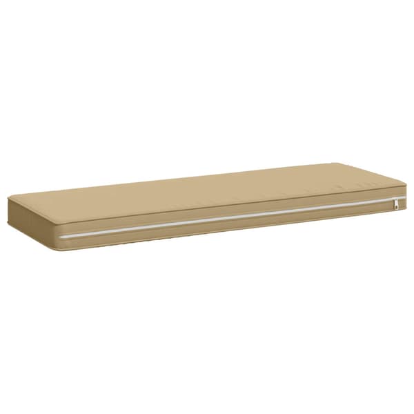 1-delad Bänk Kudde VUGHT 100% Polyester Beige 80 x 40 x 5 cm