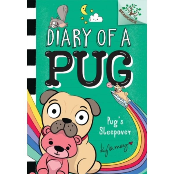 Pug's Sleepover: A Branches Book (Diary of a Pug #6) (inbunden, eng)