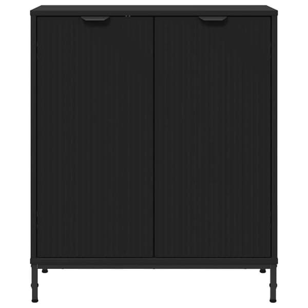 Sideboard Svart 69,5 x 33 x 82 cm Konstruerat trä