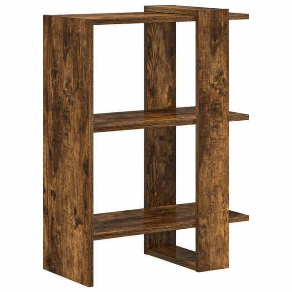 Hyllsystem Rökt ek 52 x 25 x 71,5 cm Konstruerat trä