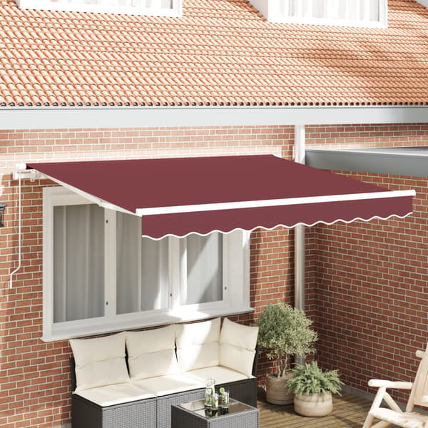Markisväv Burgunder Röd 2,5 x 2 m Polyester