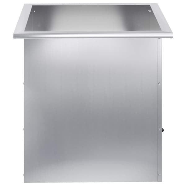 Odlingslåda med LED 2 st Silver 50 x 50 x 48 cm