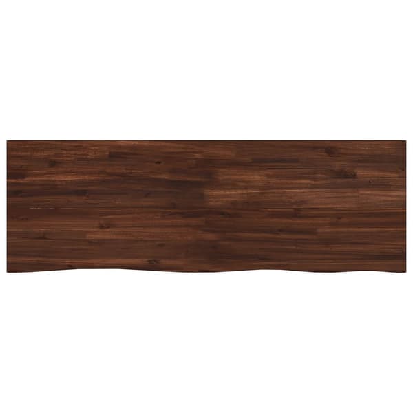 Rektangulärt Bordsskiva 90 x 50 x 3,5 cm Rektangulär Mörkbrun