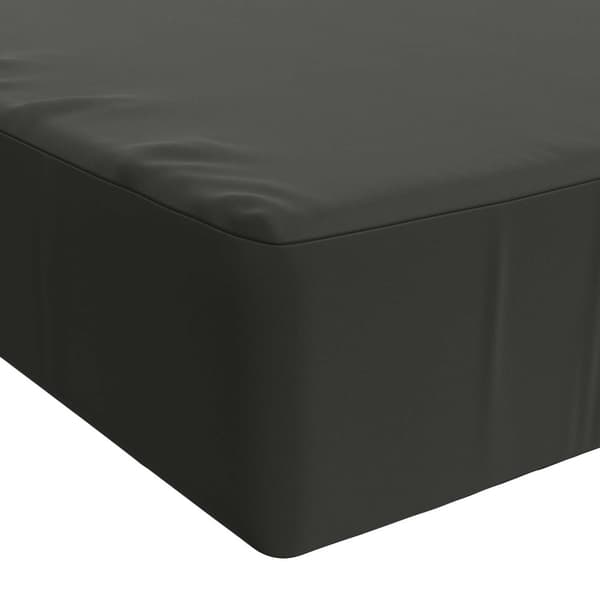 Sittkudde SOEST 100% Polyester Antracit 120 x 60 x 15 cm