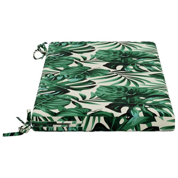 Bänk kudde SOEST 100% Polyester Bladmönster 80 x 40 x 5 cm