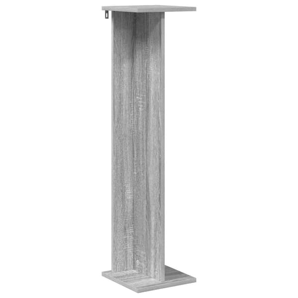 Växtställ 2 pcs Grå Sonoma 25 x 25,5 x 100,5 cm Konstruerat trä