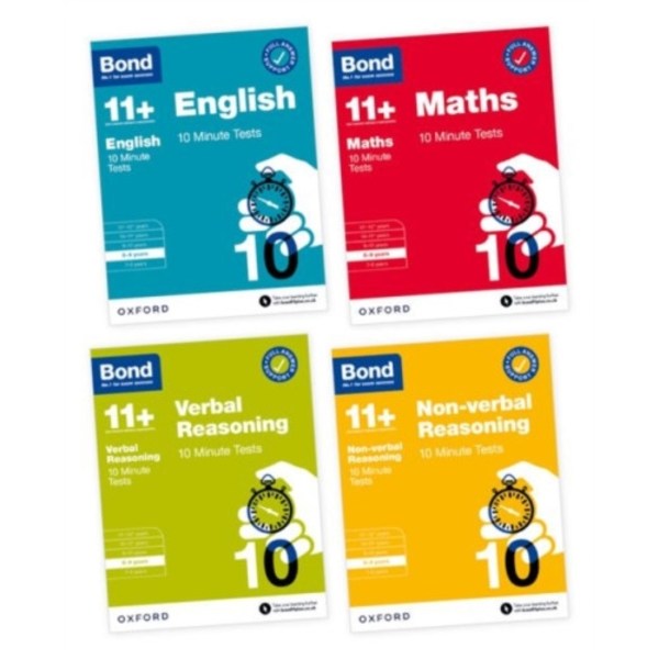 Bond 11+: Bond 11+ 10 Minute Tests Bundle with Answer Support 8-9 years (häftad, eng)