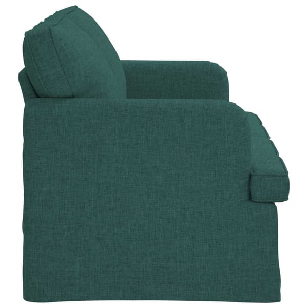 Soffa Mörkgrön 144 x 80 x 85 cm tyg