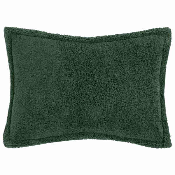 Kuddöverdrag 2 st HOUTEN Mörkgrön 50 x 80 cm Bouclé