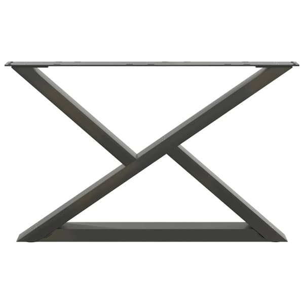 Soffbordsben 2 st antracit 70x(42-43,3) cm stål
