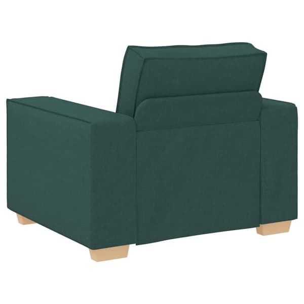 Soffa mörkgrön 100x78x84 cm tyg